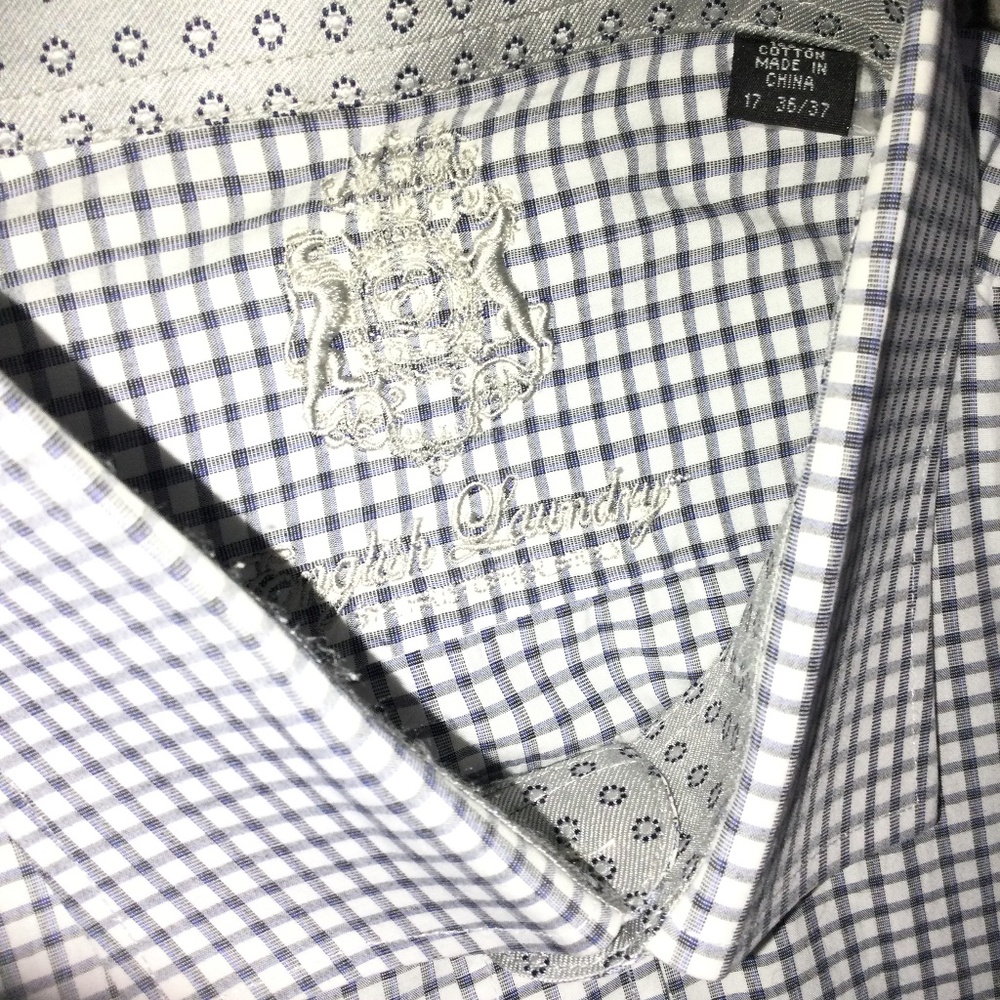 English Laundry Button Down Dress Shirt 100% Cotton - Picture 5 of 10